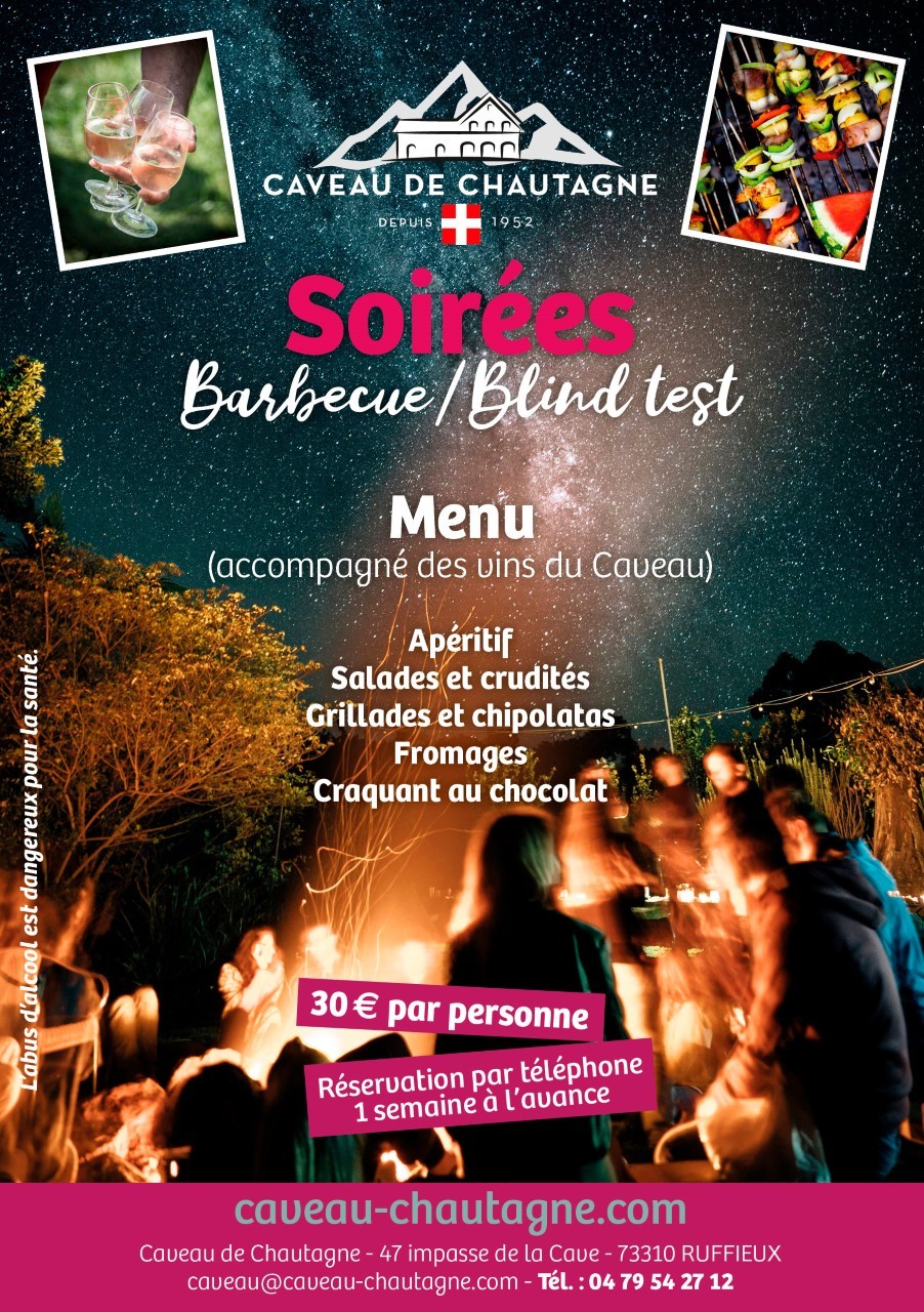Flyer menu soirée Blindtest